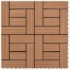 Carreaux De Terrasse 30x30 Cm 11 Pcs Marron WPC 1 M2