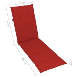 Chaise De Terrasse Avec Repose-pied Et Coussin Acacia Solide 20 -Mobilier De Jardin chaise de terrasse avec repose pied et coussin acacia solide 8720286279595 840428
