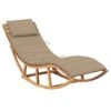 Chaise Longue à Bascule Avec Coussin Bois De Teck Solide 15 -Mobilier De Jardin chaise longue a bascule avec coussin bois de teck solide 3666722422642 833506