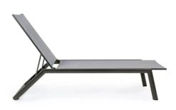 Chaise Longue Aluminium Anthracite Avec Roue Cadia - Lot De 4 -Mobilier De Jardin chaise longue aluminium anthracite avec roue cadia lot de 4 3666722592512 1387096