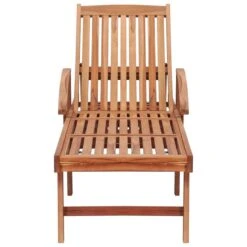 Chaise Longue Avec Coussin Anthracite Bois De Teck Solide -Mobilier De Jardin chaise longue avec coussin anthracite bois de teck solide 3666722340212 963453