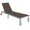 Chaise Longue Avec Coussin Bois D'acacia Et Acier Galvanisé 8 -Mobilier De Jardin chaise longue avec coussin bois d acacia et acier galvanise 3666722930925 817054