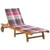Chaise Longue De Jardin Avec Coussin Bois D'acacia Solide 16 -Mobilier De Jardin chaise longue de jardin avec coussin bois d acacia solide 3666722931175 816650