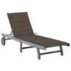 Chaise Longue De Jardin Avec Coussin Gris Bois D'acacia Solide 6 -Mobilier De Jardin chaise longue de jardin avec coussin gris bois d acacia solide 3666722431019 816718