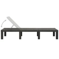 Chaise Longue Plastique Anthracite 13 Chaise Longue Plastique Anthracite -Mobilier De Jardin chaise longue plastique anthracite 3666722438773 804010
