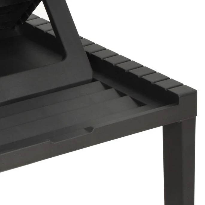 Chaise Longue Plastique Anthracite 8 Chaise Longue Plastique Anthracite – Image 6