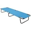 Chaise Longue Pliable Acier Bleu Turquoise -Mobilier De Jardin chaise longue pliable acier bleu turquoise 3666722363891 936201