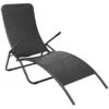 Chaise Longue Pliante Rotin Synthétique Noir 2 Chaise Longue Pliante Rotin Synthétique Noir -Mobilier De Jardin chaise longue pliante rotin synthetique noir 3666722329224 975194