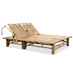 Chaise Longue Pour 2 Personnes Bambou -Mobilier De Jardin chaise longue pour 2 personnes bambou 3666722313025 992447