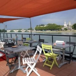 CHAISE MIAMI PLIANTE BLANC -Mobilier De Jardin chaise miami pliante blanc 3100033000262 597537