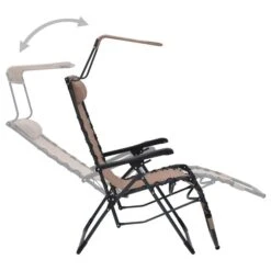 Chaise Pliable De Terrasse Textilène Taupe 16 Chaise Pliable De Terrasse Textilène Taupe -Mobilier De Jardin chaise pliable de terrasse textilene taupe 3666722356510 942218