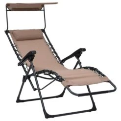 Chaise Pliable De Terrasse Textilène Taupe 19 Chaise Pliable De Terrasse Textilène Taupe -Mobilier De Jardin chaise pliable de terrasse textilene taupe 3666722356510 942221