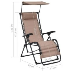 Chaise Pliable De Terrasse Textilène Taupe 23 Chaise Pliable De Terrasse Textilène Taupe -Mobilier De Jardin chaise pliable de terrasse textilene taupe 3666722356510 942225