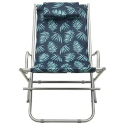 Chaises à Bascule 2 Pcs Acier Motif De Feuilles -Mobilier De Jardin chaises a bascule 2 pcs acier motif de feuilles 3666722363952 936153