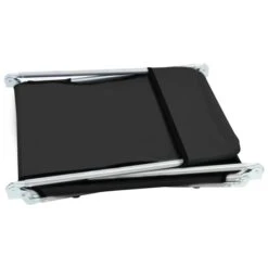 Chaises Longues Pliables 2 Pcs Acier Et Tissu Noir 17 Chaises Longues Pliables 2 Pcs Acier Et Tissu Noir -Mobilier De Jardin chaises longues pliables 2 pcs acier et tissu noir 3666722327213 978226