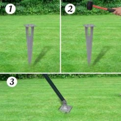 Clôture à Mailles Losangées Et Piquet De Poteau Acier 1,5x15 M -Mobilier De Jardin cloture a mailles losangees et piquet de poteau acier 1 5x15 m 8718475859901 1162624