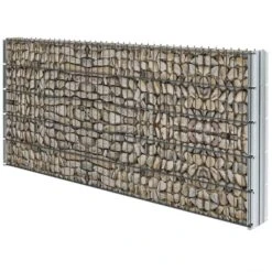 Clôture De Gabion 2D Acier Galvanisé 2,008x1,03m 12m Total Gris -Mobilier De Jardin cloture de gabion 2d acier galvanise 2 008x1 03m 12m total gris 8718475552727 1231874