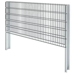 Clôture De Gabion 2D Acier Galvanisé 2,008x1,03m 8 M Total Gris -Mobilier De Jardin cloture de gabion 2d acier galvanise 2 008x1 03m 8 m total gris 8718475552703 1176175