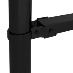 Clôture De Jardin à Dessus En Lance Acier (0,5-0,75)x10,2m Noir -Mobilier De Jardin cloture de jardin a dessus en lance acier 0 5 0 75 x10 2m noir 3666722763158 1429187