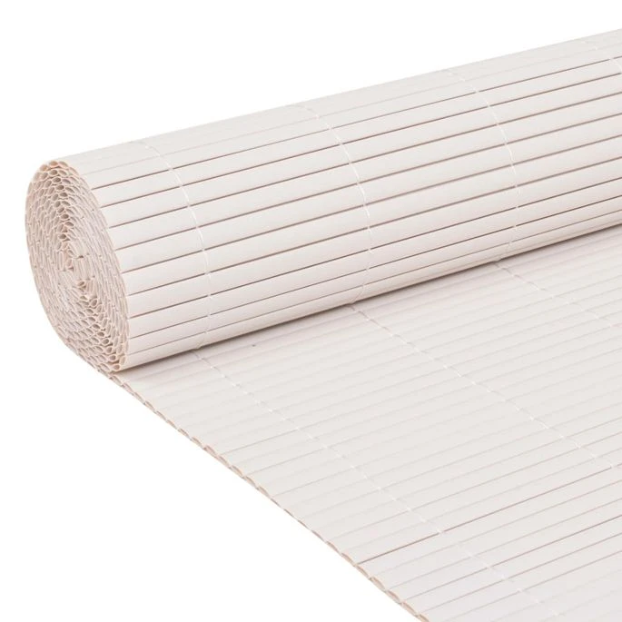 Clôture De Jardin Double Face 110x500 Cm Blanc 5 Clôture De Jardin Double Face 110x500 Cm Blanc – Image 3