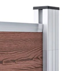 Clôture De Jardin WPC 1391x186 Cm Marron -Mobilier De Jardin cloture de jardin wpc 1391x186 cm marron 3666722192040 1187083