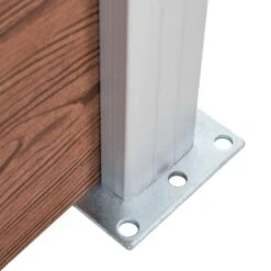 Clôture De Jardin WPC 1391x186 Cm Marron -Mobilier De Jardin cloture de jardin wpc 1391x186 cm marron 3666722192040 1187084