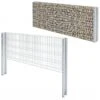 Clôture Gabion 2D Acier Galvanisé 2,008x0,83m 10m Total Argenté -Mobilier De Jardin cloture gabion 2d acier galvanise 2 008x0 83m 10m total argente 8718475552611 1176075