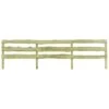 Clôtures De Jardin à 3 Rails 3 Pcs Pin Imprégné 510x120 Cm -Mobilier De Jardin clotures de jardin a 3 rails 3 pcs pin impregne 510x120 cm 8719883609065 1177021