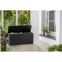 Coffre De Jardin - Emily 270L Anthracite -Mobilier De Jardin coffre de jardin emily 270l anthracite 7290112634580 597517