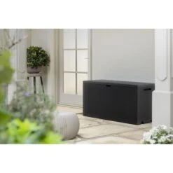 Coffre De Jardin - Emily 270L Anthracite -Mobilier De Jardin coffre de jardin emily 270l anthracite 7290112634580 597518