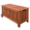 Coffre De Rangement Jardin Bois Massif Foncé Huilé Liddi -Mobilier De Jardin coffre de rangement jardin bois massif fonce huile liddi 8718475961376 384060