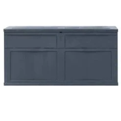 Coffre De Rangement Jardin Plastique Noir Cedar -Mobilier De Jardin coffre de rangement jardin plastique noir cedar 3666722560399 384025