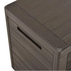 Coffre De Rangement Jardin Polypropylène Marron Stag 116 Cm -Mobilier De Jardin coffre de rangement jardin polypropylene marron 116 cm 3666722780070 400414