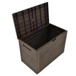 Coffre De Rangement Jardin Polypropylène Marron Stag 78 Cm -Mobilier De Jardin coffre de rangement jardin polypropylene marron 78 cm 3666722552783 400407