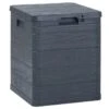 Coffre De Rangement Plastique Anthracite Nited 42 Cm -Mobilier De Jardin coffre de rangement plastique anthracite nited 42 cm 3666722560436 384011