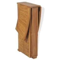 Comptoir De Bar Pliable Teck Massif Clair Aqual -Mobilier De Jardin comptoir de bar pliable teck massif clair 3666722551854 401450