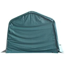 Couverture De Tente De Bétail PVC 3,3x3,2 M Vert Foncé -Mobilier De Jardin couverture de tente de betail pvc 3 3x3 2 m vert fonce 8718475574552 1329279