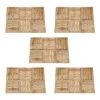 Dalles De Terrasse 30 Pcs 50x50 Cm Bois Marron