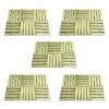 Dalles De Terrasse 30 Pcs 50x50 Cm Bois Vert 1 Dalles De Terrasse 30 Pcs 50x50 Cm Bois Vert -Mobilier De Jardin dalles de terrasse 30 pcs 50x50 cm bois vert 3666722194419 1177093