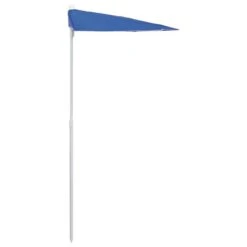 Demi-parasol De Jardin Avec Mât 180x90 Cm Bleu Azuré -Mobilier De Jardin demi parasol de jardin avec mat 180x90 cm bleu azure 3666722351959 946987