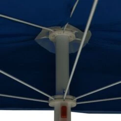 Demi-parasol De Jardin Avec Mât 180x90 Cm Bleu Azuré -Mobilier De Jardin demi parasol de jardin avec mat 180x90 cm bleu azure 3666722351959 946989