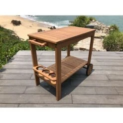 Desserte De Jardin En Bois Eucalyptus FSC - 91,8x49,9x74cm -Mobilier De Jardin desserte de jardin en bois eucalyptus fsc 91 8x49 9x74cm 3612401826188 659099