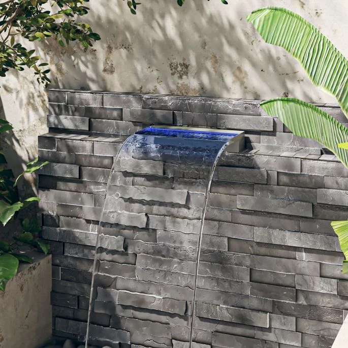 Déversoir Pour Cascade Avec LED RVB Inox 45 Cm 5 Déversoir Pour Cascade Avec LED RVB Inox 45 Cm – Image 3