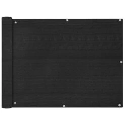Écran De Balcon En PEHD 90x400 Cm Anthracite