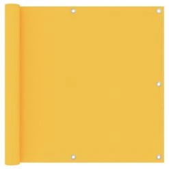Écran De Balcon Jaune 90x300 Cm Tissu Oxford