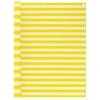 Écran De Balcon Jaune Et Blanc 120x400 Cm PEHD -Mobilier De Jardin ecran de balcon jaune et blanc 120x400 cm pehd 3666722362610 937211