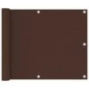 Écran De Balcon Marron 75x500 Cm Tissu Oxford -Mobilier De Jardin ecran de balcon marron 75x500 cm tissu oxford 3666722458023 768587