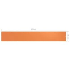 Écran De Balcon Orange 90x600 Cm Tissu Oxford -Mobilier De Jardin ecran de balcon orange 90x600 cm tissu oxford 3666722518079 600210
