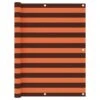 Écran De Balcon Orange Et Marron 120x400 Cm Tissu Oxford -Mobilier De Jardin ecran de balcon orange et marron 120x400 cm tissu oxford 3666722506892 615371