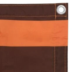 Écran De Balcon Orange Et Marron 75x500 Cm Tissu Oxford -Mobilier De Jardin ecran de balcon orange et marron 75x500 cm tissu oxford 3666722506953 615343